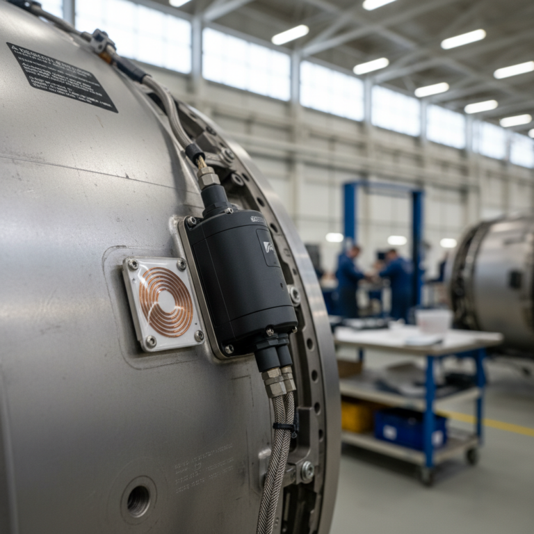 Editorial illustration depicting aviation asset visibility solutions — visual overview of the topic discussed in the article "Aviation Asset Visibility Solutions: A 2025 Guide".