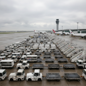 Imagem ilustrativa sobre airport ground handling equipment management: visão geral do tema do artigo.